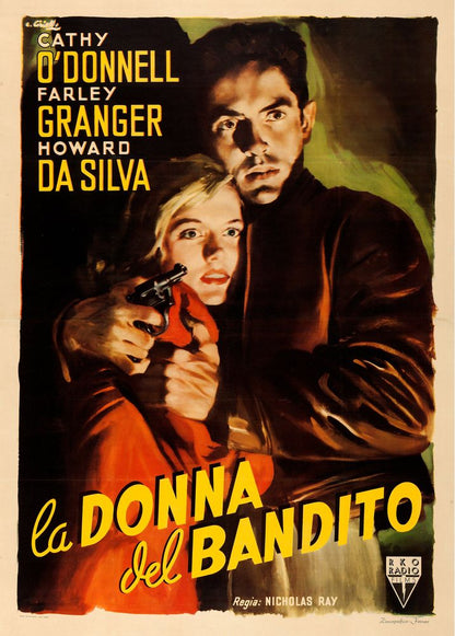 They Live by Night (RKO, 1949). Very Fine- on Linen. Italian, Averardo Ciriello Artwork.- Movie Poster Reprint