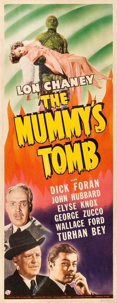 The Mummy's Tomb (Universal, 1942).- Movie Poster Reprint