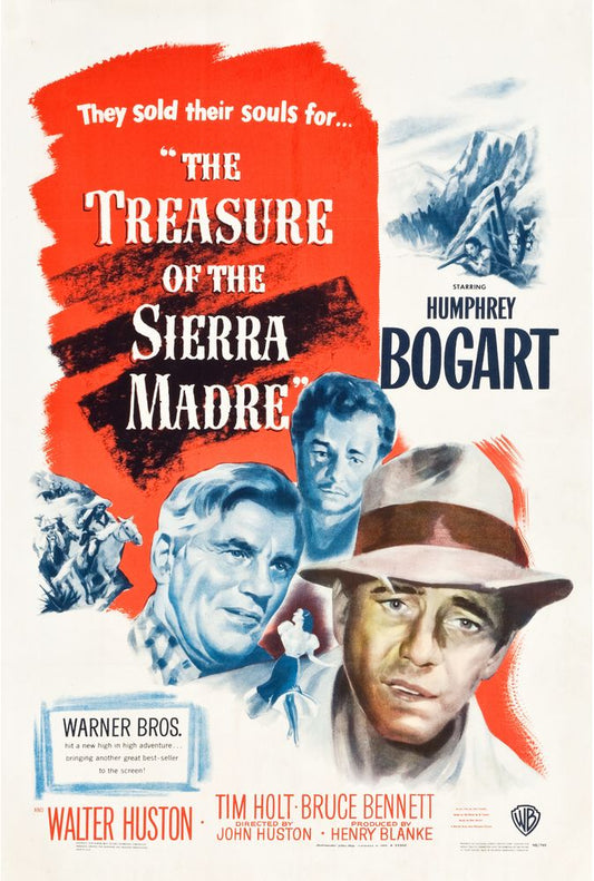 The Treasure of the Sierra Madre (Warner Brothers, 1948).- Movie Poster Reprint