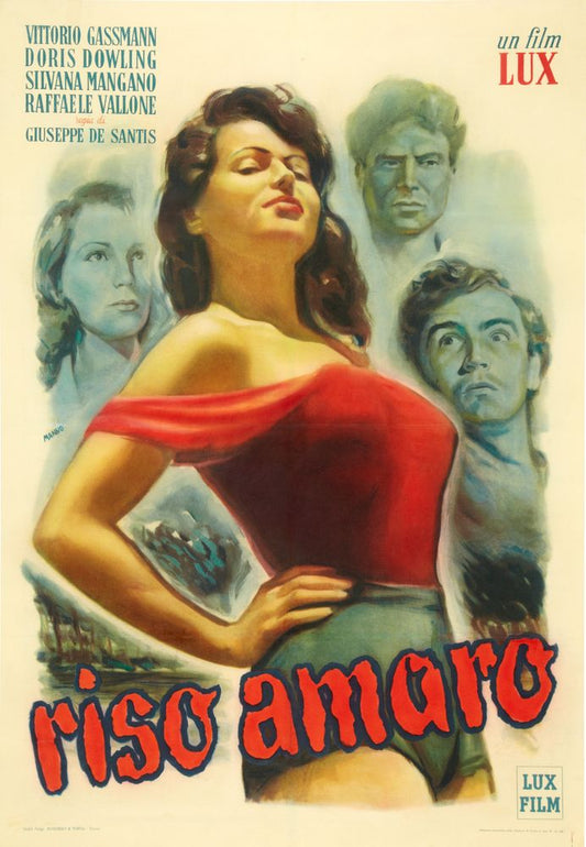 Bitter Rice (Lux Film, 1949). Italian Poster - Movie Poster Reprint