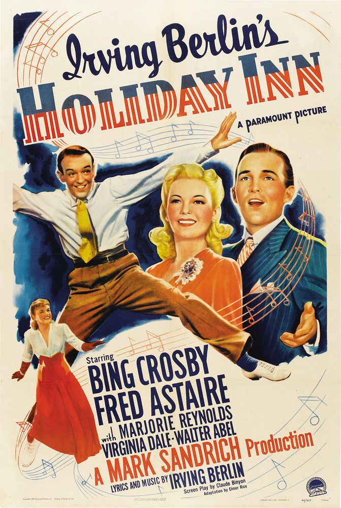 Holiday Inn (Paramount, 1942).- Movie Poster Reprint