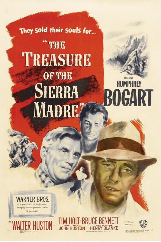 The Treasure of the Sierra Madre (Warner Brothers, 1948).- Movie Poster Reprint