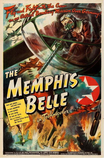 The Memphis Belle (Paramount, 1944).- Movie Poster Reprint