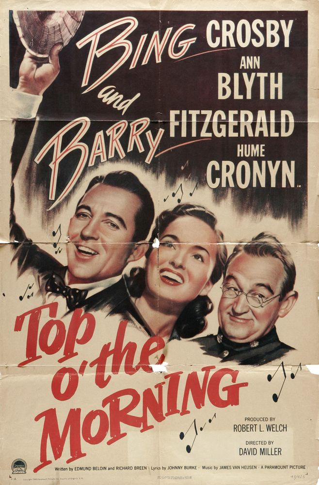 Top o' the Morning (Paramount, 1949).- Movie Poster Reprint