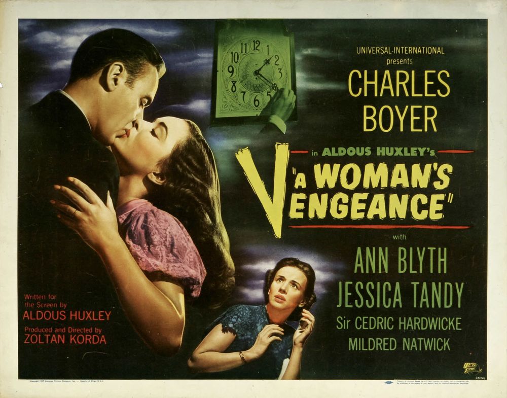 A Woman's Vengeance (Universal, 1948) - Movie Poster Reprint