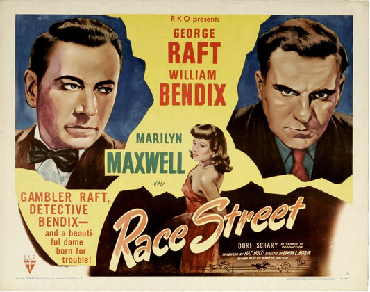 Race Street (RKO, 1948)- Movie Poster Reprint