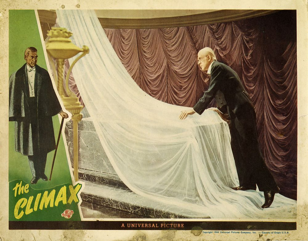 The Climax (Universal, 1944).- Movie Poster Reprint