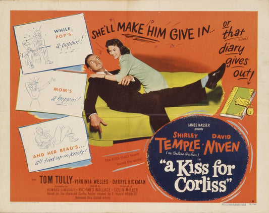 A Kiss for Corliss, (United Artists, 1949) - Movie Poster Reprint