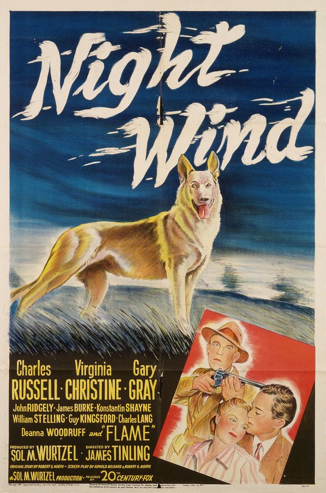 Night Wind (20th Century Fox, 1948).- Movie Poster Reprint