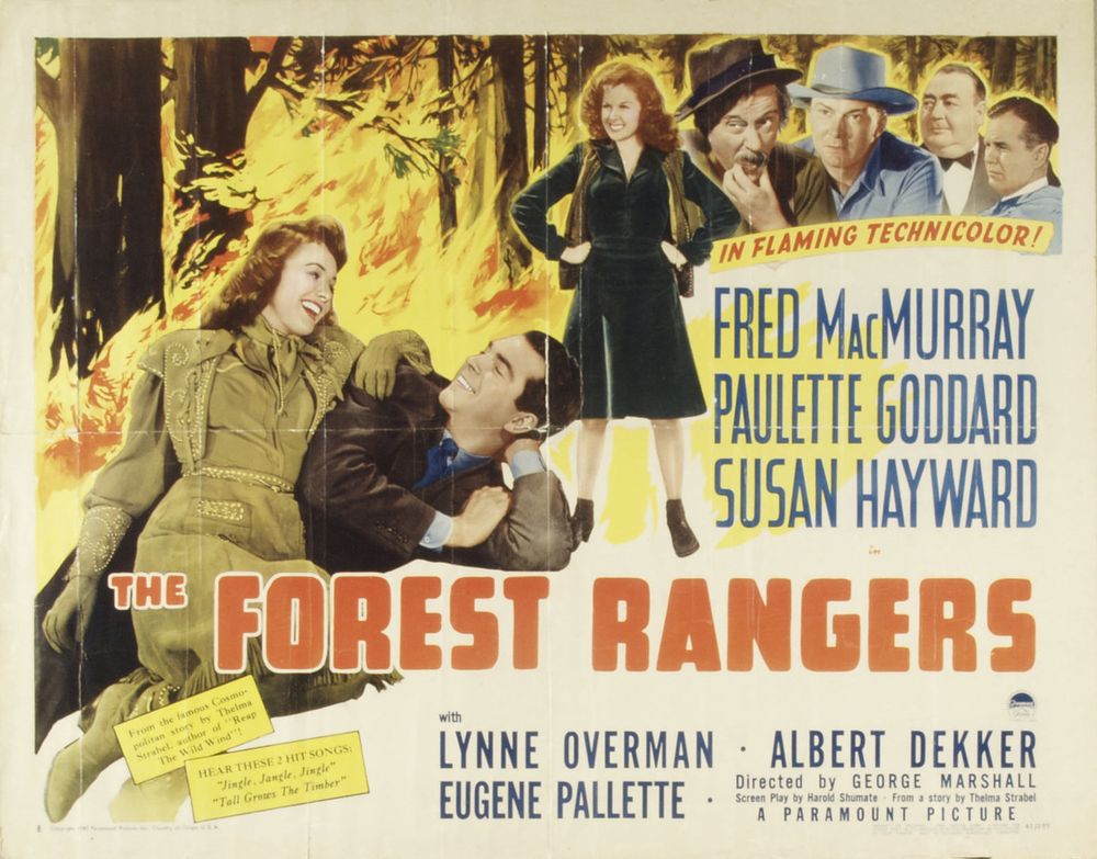 The Forest Rangers (Paramount, 1942).- Movie Poster Reprint