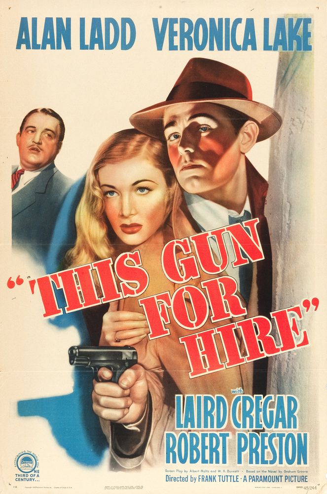 This Gun for Hire (Paramount, R-1945).- Movie Poster Reprint