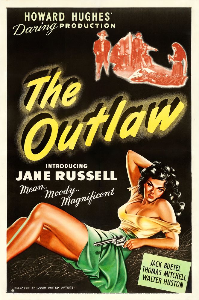 The Outlaw (United Artists, 1946).- Movie Poster Reprint