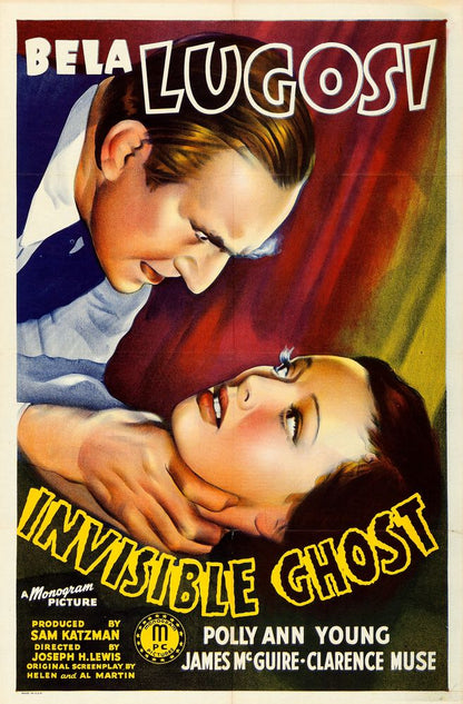 Invisible Ghost (Monogram, 1941).- Movie Poster Reprint