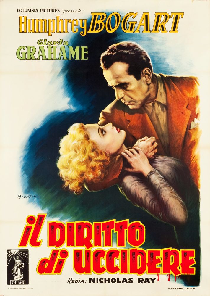 In a Lonely Place (Columbia, 1950). Italian- Movie Poster Reprint