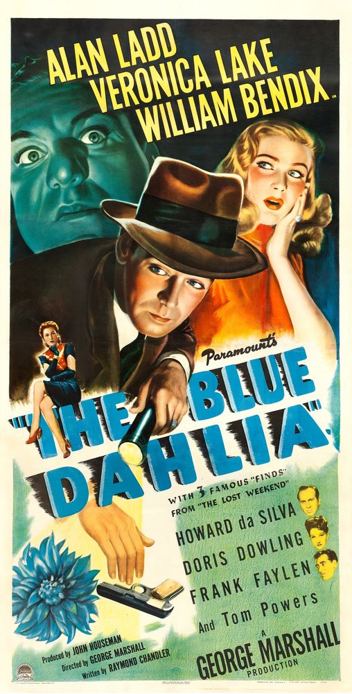 The Blue Dahlia (Paramount, 1946).- Movie Poster Reprint