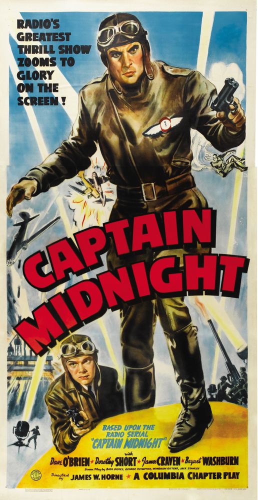 Captain Midnight (Columbia, 1942) - Movie Poster Reprint