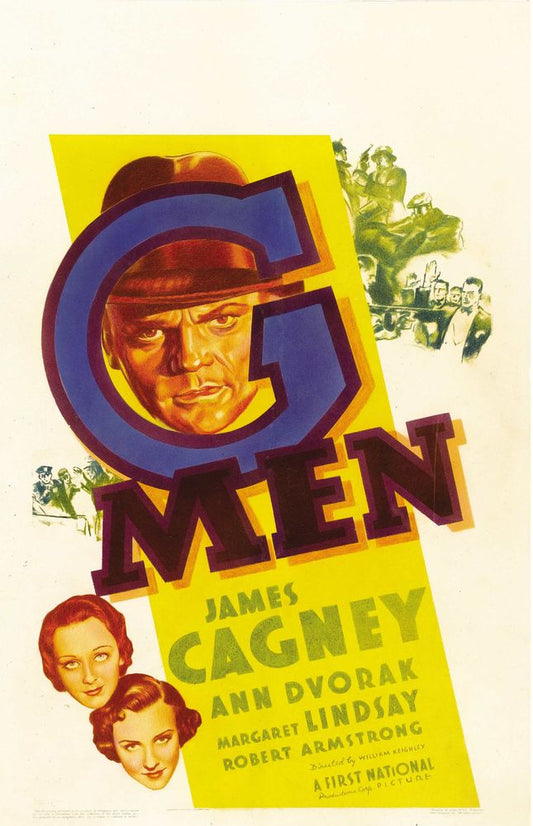 G-Men (Warner Brothers, 1935).- Movie Poster Reprint