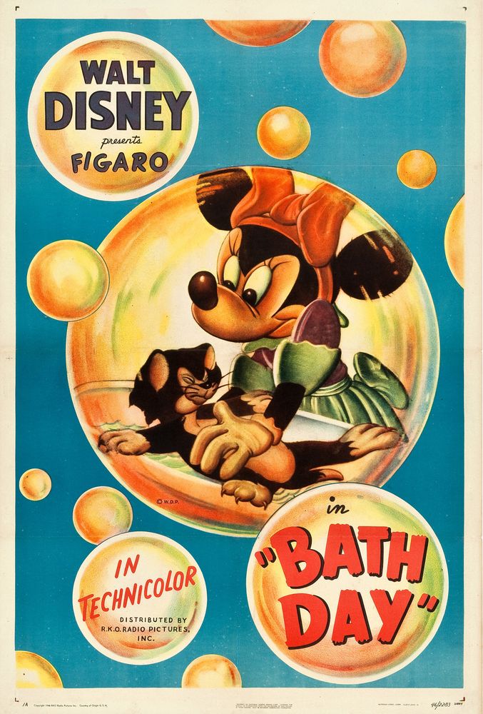 Bath Day (RKO, 1946) - Movie Poster Reprint