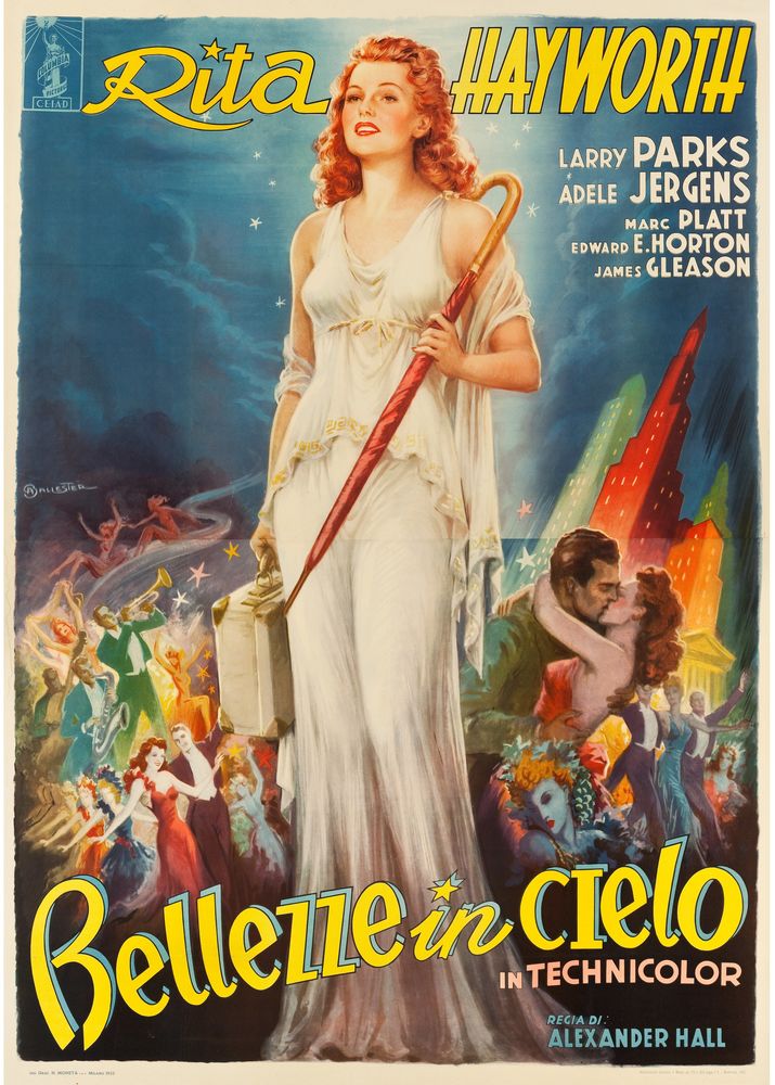 Down to Earth (Columbia, 1952). Italian- Movie Poster Reprint