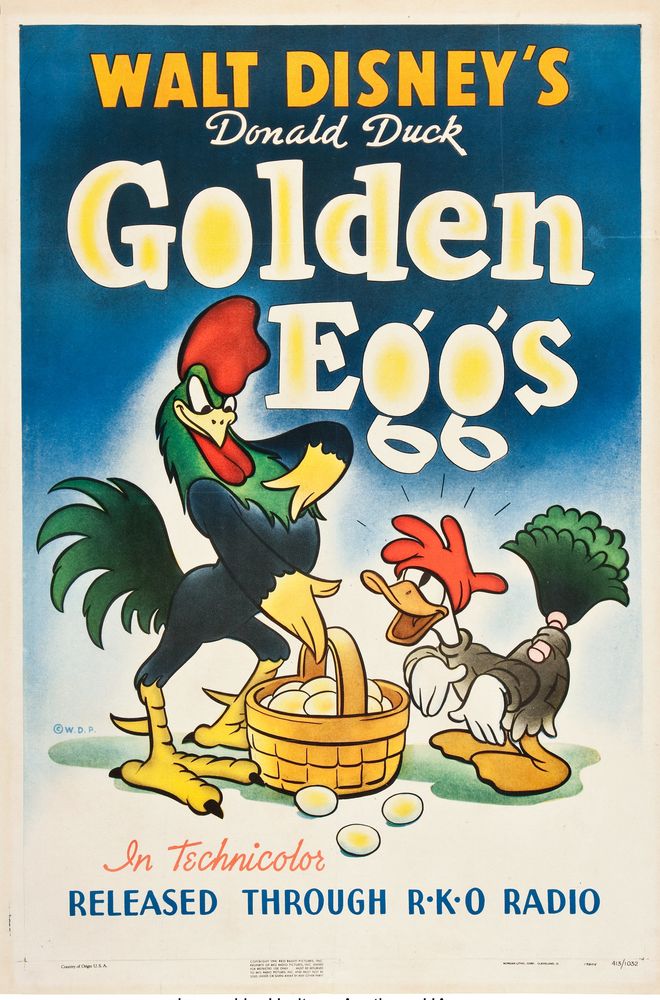 Golden Eggs (RKO, 1941)- Movie Poster Reprint