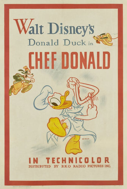 Chef Donald (RKO, 1941)- Movie Poster Reprint