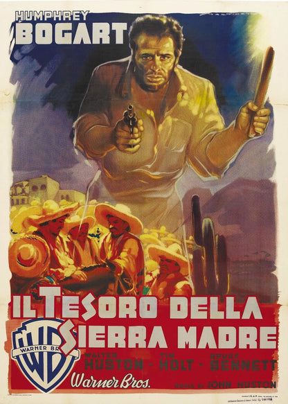 The Treasure of the Sierra Madre (Warner Brothers, 1948). Italian- Movie Poster Reprint