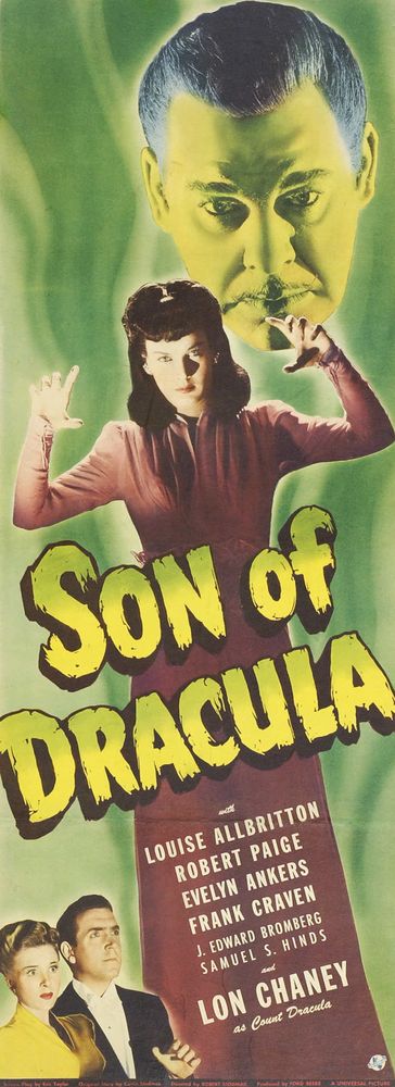 Son of Dracula (Universal, 1943)- Movie Poster Reprint