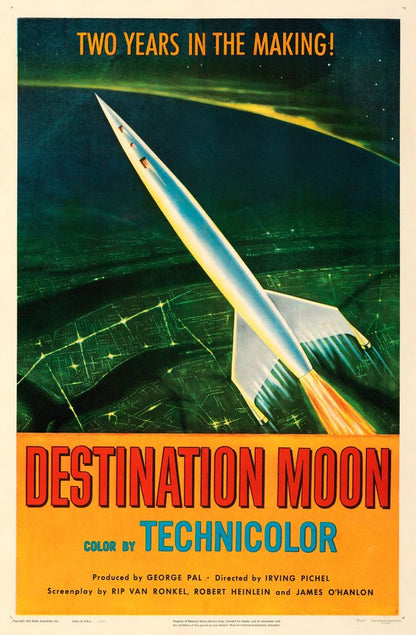 Destination Moon- Movie Poster Reprint