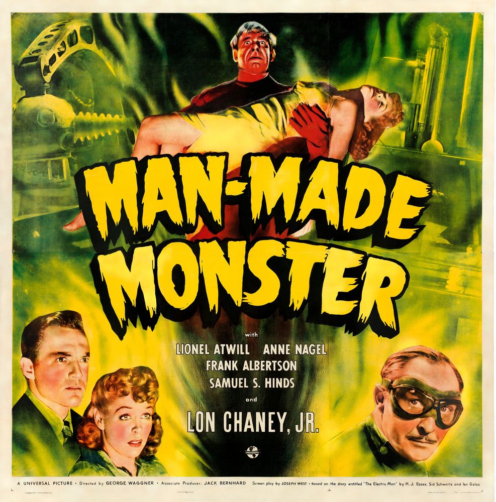 Man-Made Monster (Universal, 1941)- Movie Poster Reprint