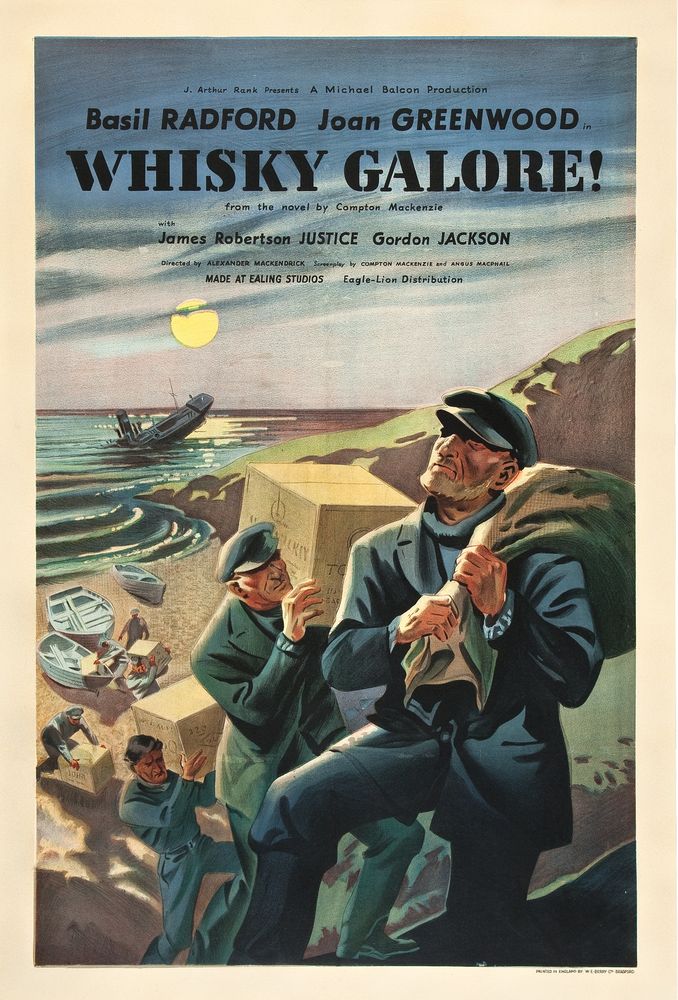 Whiskey Galore (Ealing, 1949). British- Movie Poster Reprint