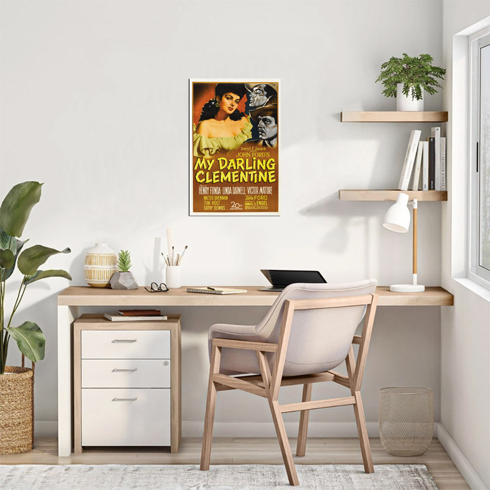 My Darling Clementine (20th Century Fox, 1946).- Movie Poster Reprint