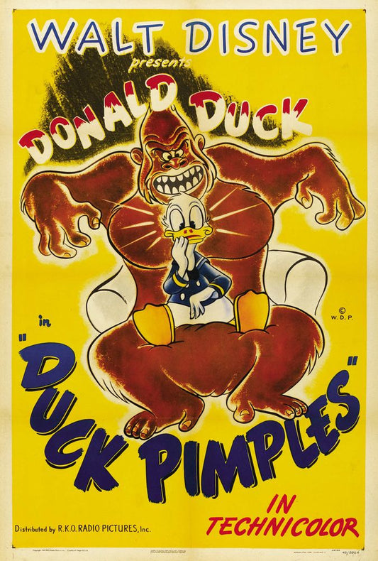 Duck Pimples (RKO, 1945).- Movie Poster Reprint