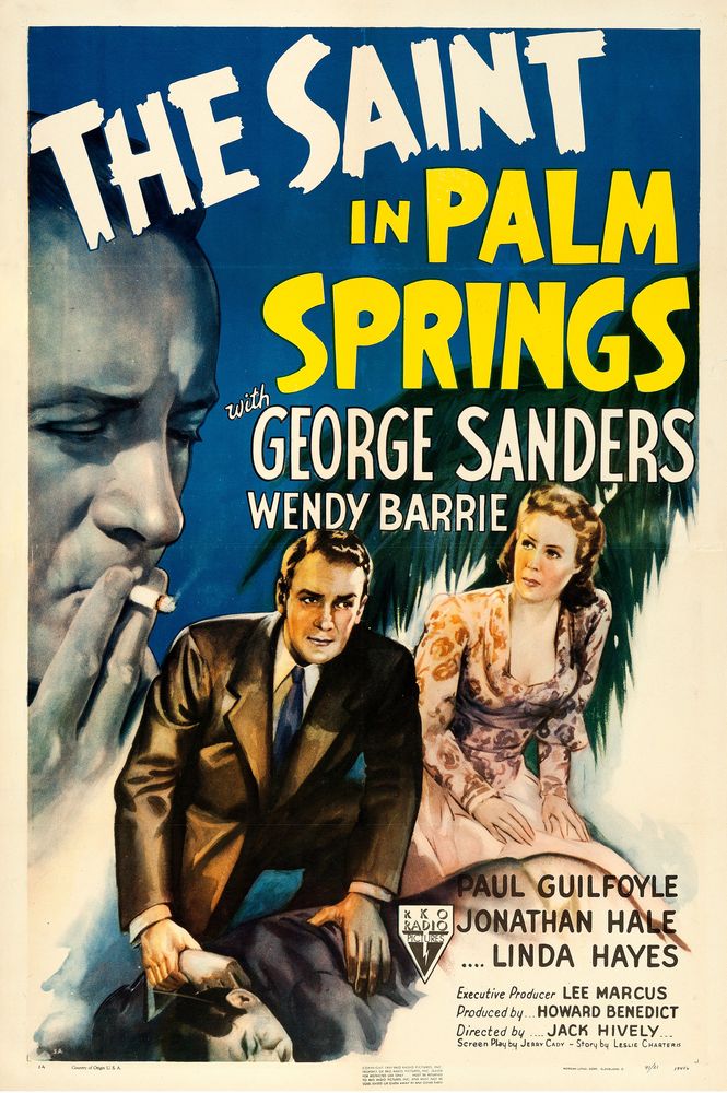 The Saint in Palm Springs (RKO, 1941).- Movie Poster Reprint