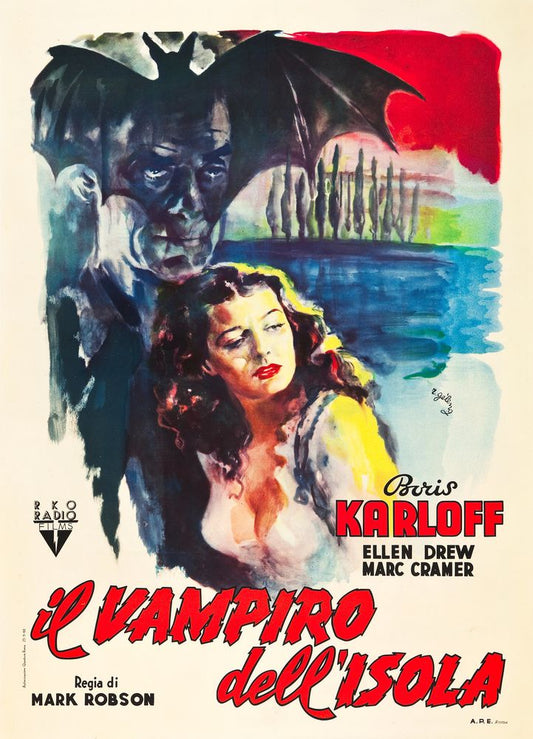 Isle of the Dead (RKO, 1945). Italian- Movie Poster Reprint