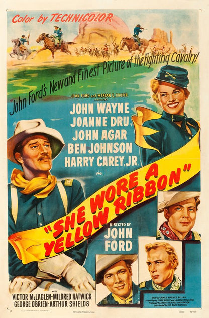 She Wore a Yellow Ribbon (RKO, 1949).- Movie Poster Reprint