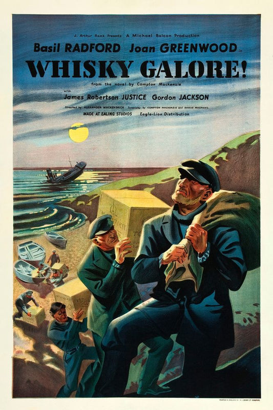 Whiskey Galore (Eagle Lion, 1949). British- Movie Poster Reprint