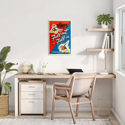 Donald Duck in Fall Out-Fall In (RKO, 1943) - Movie Poster Reprint