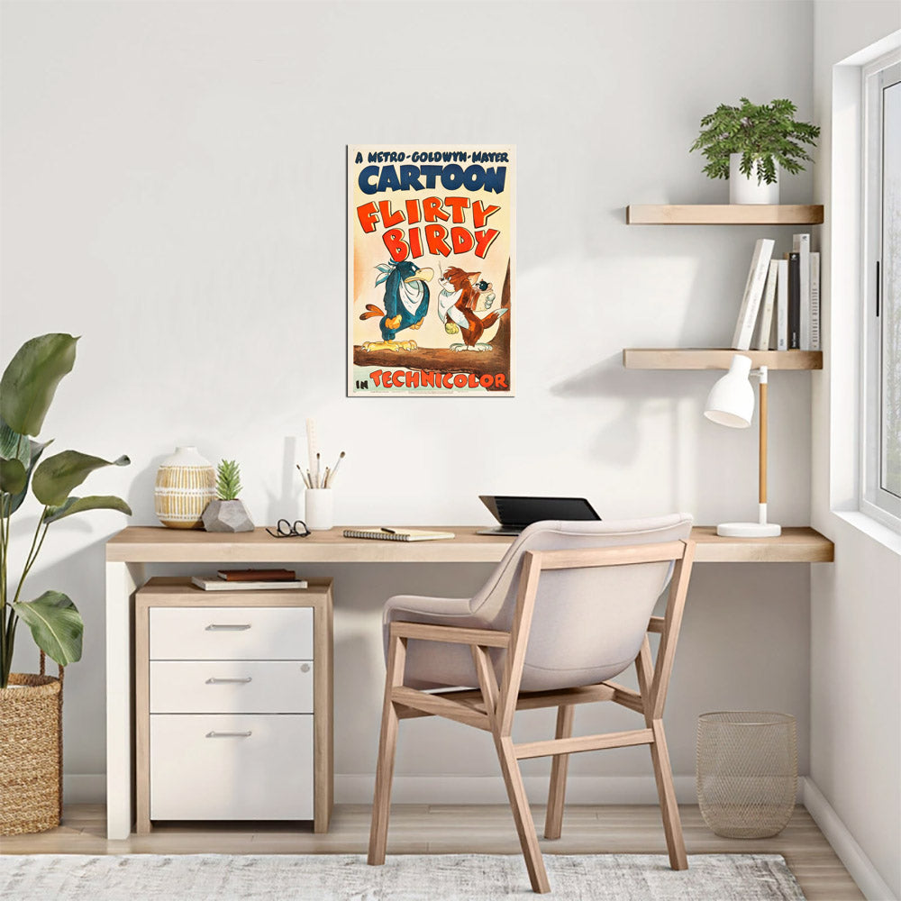 Flirty Birdy (MGM, 1945) - Movie Poster Reprint