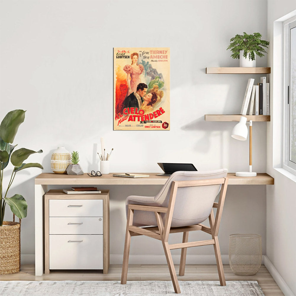 Heaven Can Wait (20th Century Fox, 1948). First Post-War Release Italian- Movie Poster Reprint