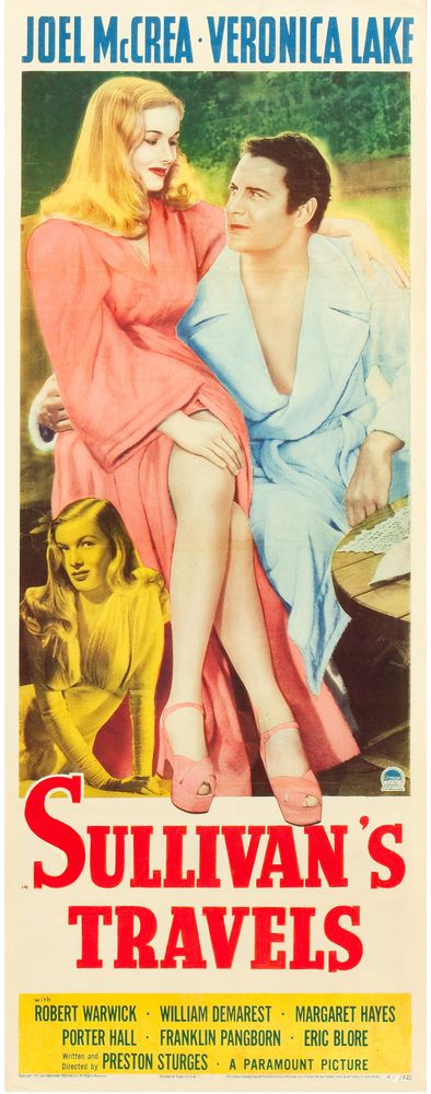 Sullivan's Travels (Paramount, 1941).- Movie Poster Reprint