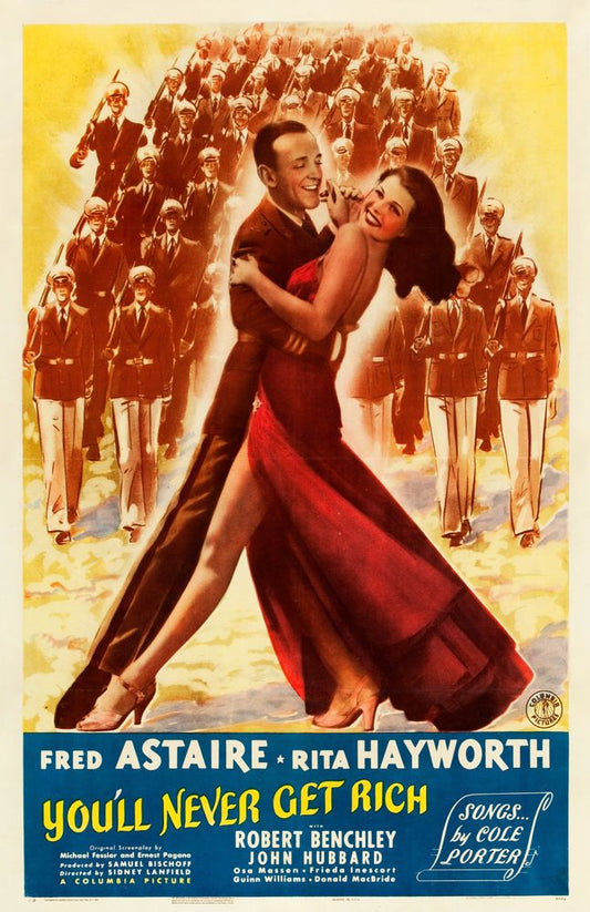 You'll Never Get Rich (Columbia, 1941). Style B.- Movie Poster Reprint