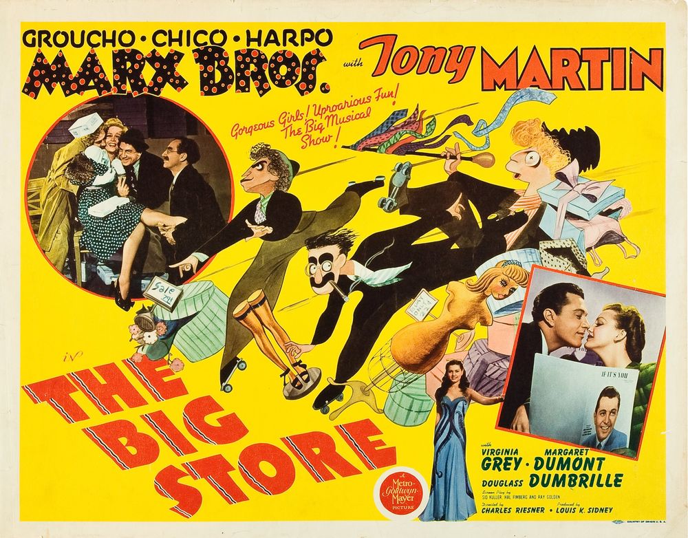 The Big Store (MGM, 1941).- Movie Poster Reprint