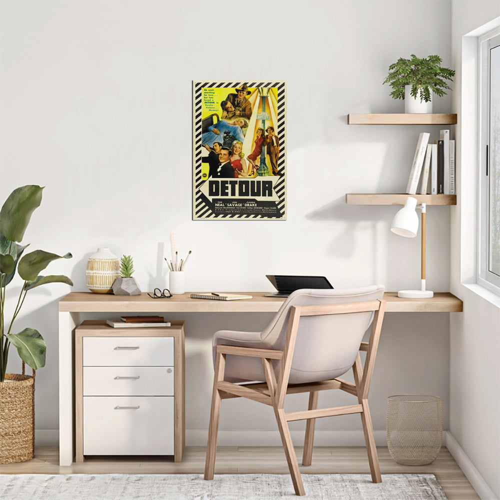 Detour (PRC, 1945) - Movie Poster Reprint