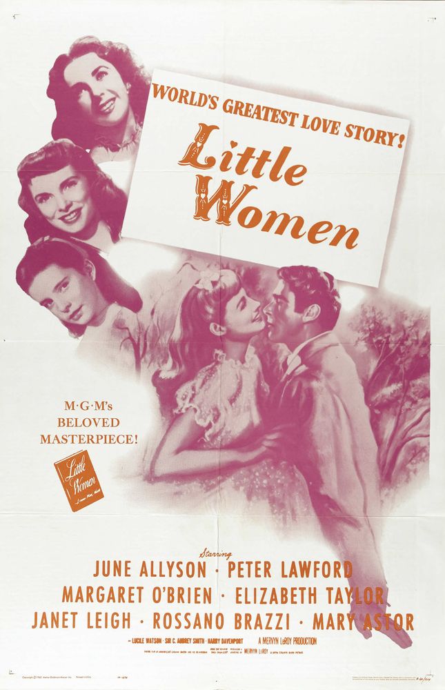 Little Women (MGM, R-1962).- Movie Poster Reprint