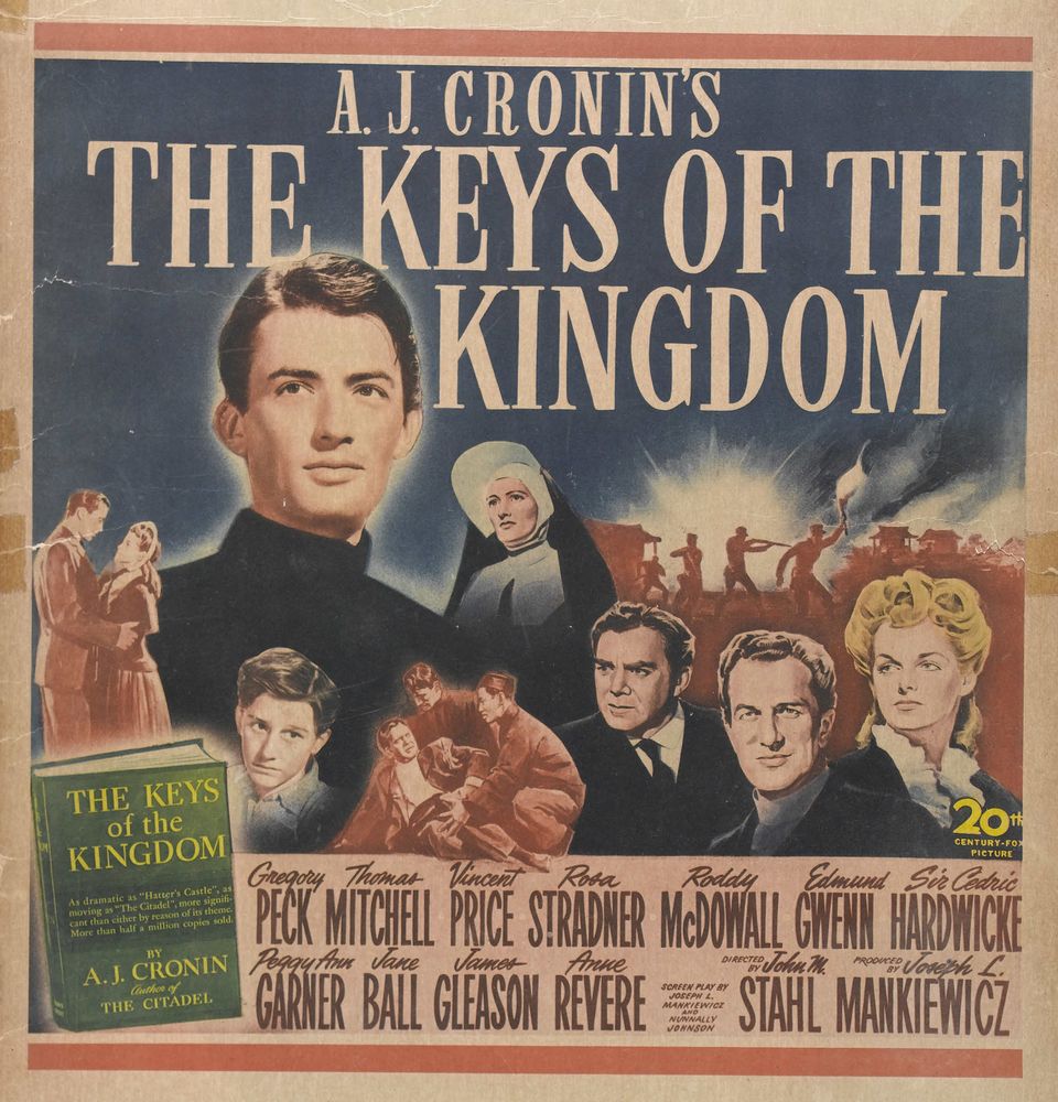 The Keys of the Kingdom (20th Century Fox, 1944)- Movie Poster Reprint