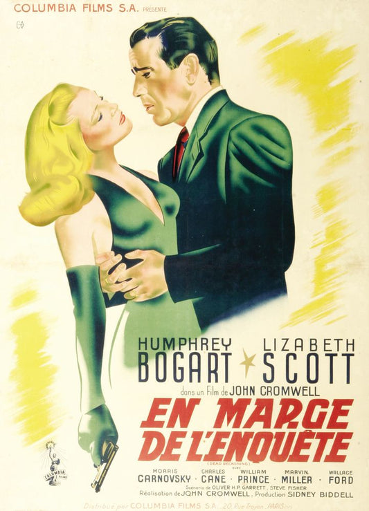 Dead Reckoning (Columbia, 1947). French- Movie Poster Reprint