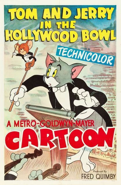 Tom and Jerry in the Hollywood Bowl (MGM, 1950).- Movie Poster Reprint