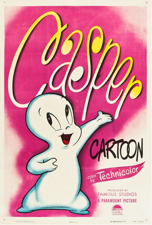 Casper the Friendly Ghost (Paramount, 1950).- Movie Poster Reprint