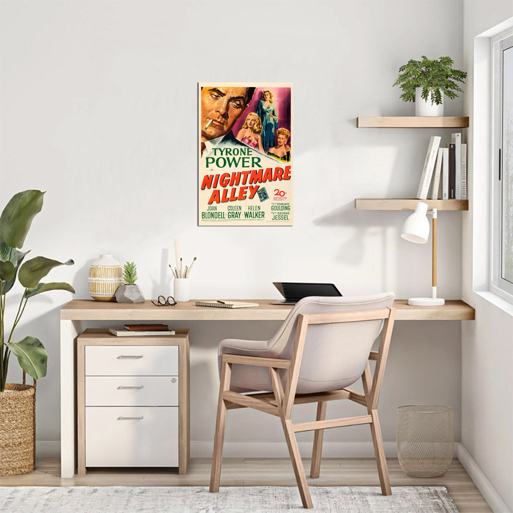 Nightmare Alley (20th Century Fox, 1947).- Movie Poster Reprint