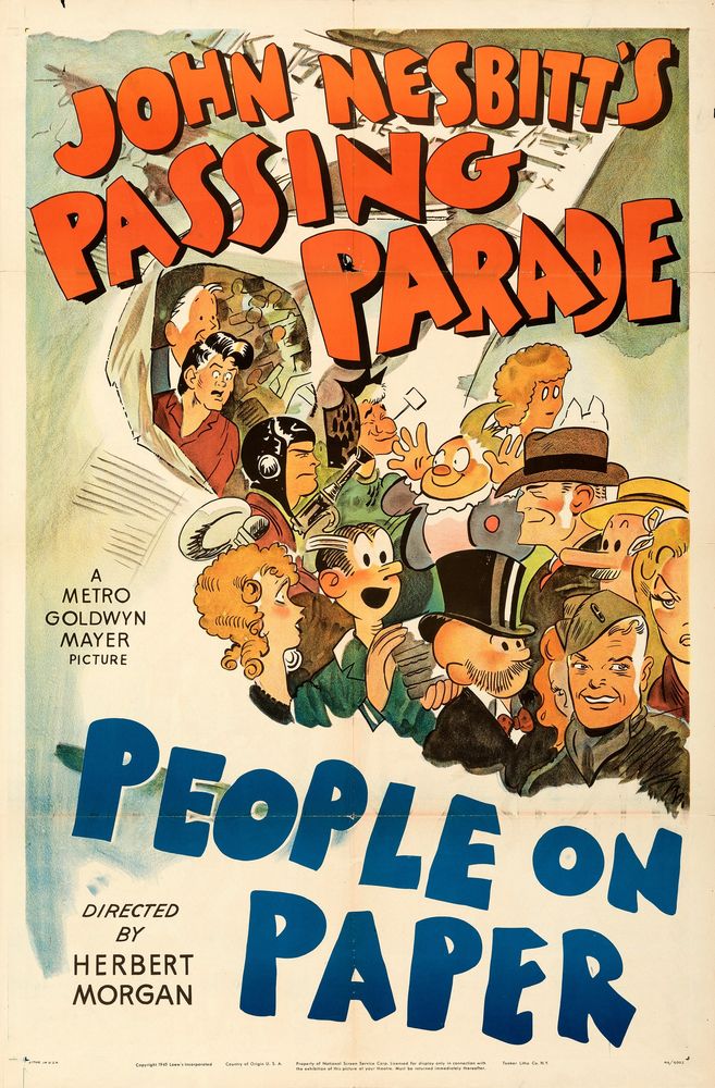 People on Paper (MGM, 1945).- Movie Poster Reprint